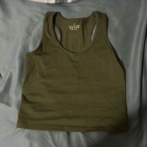 Dark green halter tank top. Never worn!
